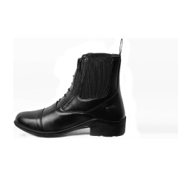 Stivali Horze in pelle Horze Kingston con doppia cerniera da donna Nero