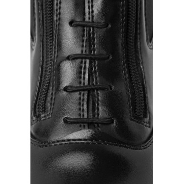 Stivali Horze in pelle Horze Kingston con doppia cerniera da donna Nero