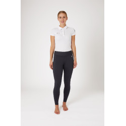 Leggings invernali Horze Active da donna con grip integrale e tasca per telefono Blu navy scuro