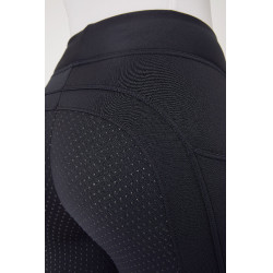 Leggings invernali Horze Active da donna con grip integrale e tasca per telefono Blu navy scuro