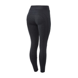 Leggings invernali Horze Active da donna con grip integrale e tasca per telefono Blu navy scuro