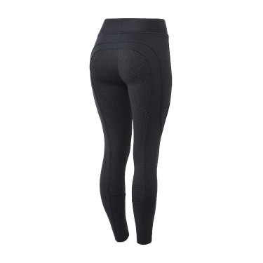 Leggings invernali Horze Active da donna con grip integrale e tasca per telefono Blu navy scuro