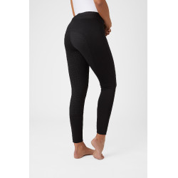 Leggings invernali da donna Horze Active con fondo in silicone Nero Leggings invernali da donna Horze Active con fondo in silicone Nero