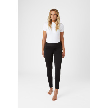 Leggings invernali da donna Horze Active con fondo in silicone Nero Leggings invernali da donna Horze Active con fondo in silicone Nero