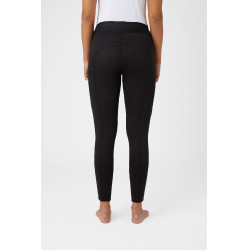 Leggings invernali da donna Horze Active con fondo in silicone Nero Leggings invernali da donna Horze Active con fondo in silicone Nero