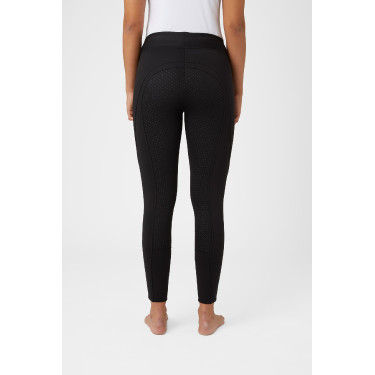 Leggings invernali da donna Horze Active con fondo in silicone Nero Leggings invernali da donna Horze Active con fondo in silicone Nero