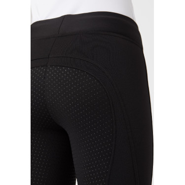 Leggings invernali da donna Horze Active con fondo in silicone Nero Leggings invernali da donna Horze Active con fondo in silicone Nero