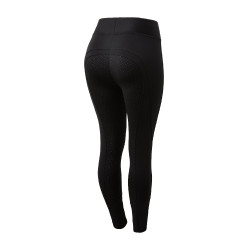 Leggings invernali da donna Horze Active con fondo in silicone Nero Leggings invernali da donna Horze Active con fondo in silicone Nero