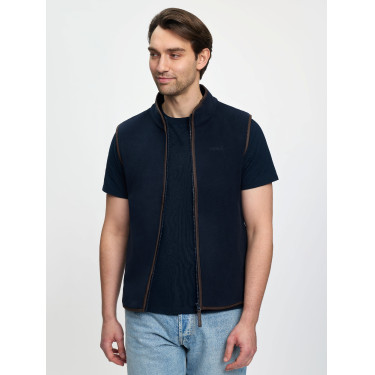 Gilet in pile senza maniche da uomo LeMieux Marina Blu marino