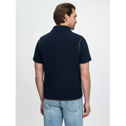 Gilet in pile senza maniche da uomo LeMieux Marina Blu marino