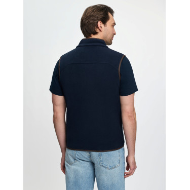 Gilet in pile senza maniche da uomo LeMieux Marina Blu marino