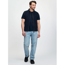 Gilet in pile senza maniche da uomo LeMieux Marina Blu marino