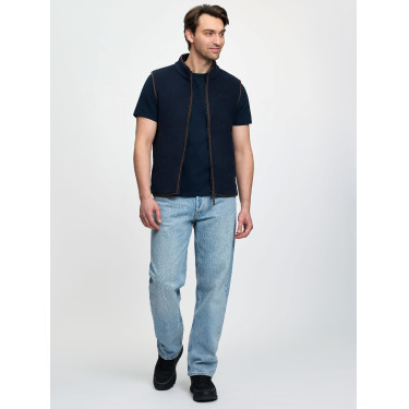Gilet in pile senza maniche da uomo LeMieux Marina Blu marino