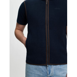 Gilet in pile senza maniche da uomo LeMieux Marina Blu marino