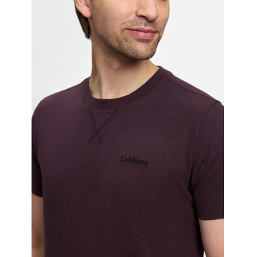 T-shirt LeMieux da uomo Prugna Viola T-shirt LeMieux da uomo Prugna Viola