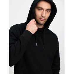 Felpa con cappuccio da uomo LeMieux Nero