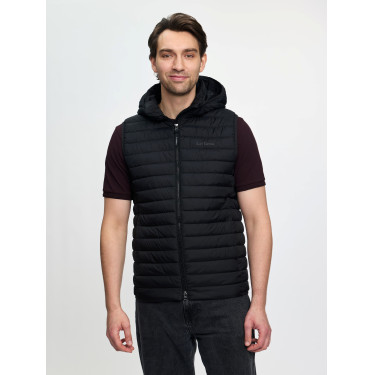 Gilet senza maniche con cappuccio LeMieux uomo Nero