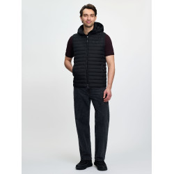 Gilet senza maniche con cappuccio LeMieux uomo Nero
