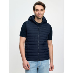 Gilet senza maniche con cappuccio LeMieux uomo Marina Blu marino