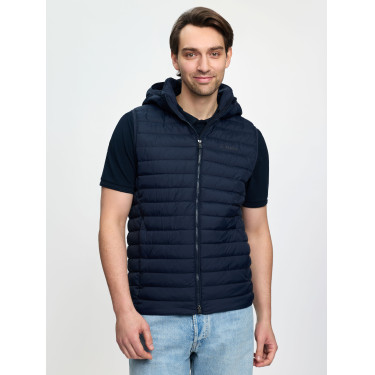 Gilet senza maniche con cappuccio LeMieux uomo Marina Blu marino