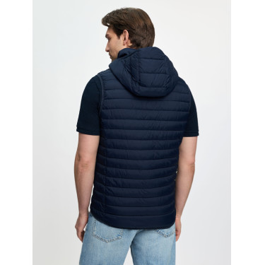 Gilet senza maniche con cappuccio LeMieux uomo Marina Blu marino