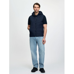 Gilet senza maniche con cappuccio LeMieux uomo Marina Blu marino