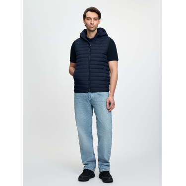 Gilet senza maniche con cappuccio LeMieux uomo Marina Blu marino