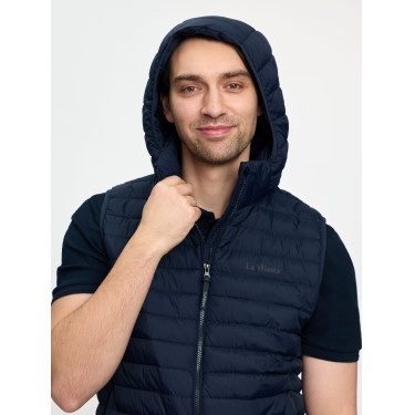 Gilet senza maniche con cappuccio LeMieux uomo Marina Blu marino