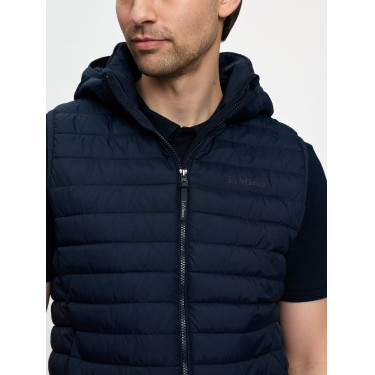 Gilet senza maniche con cappuccio LeMieux uomo Marina Blu marino