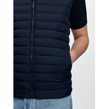 Gilet senza maniche con cappuccio LeMieux uomo Marina Blu marino