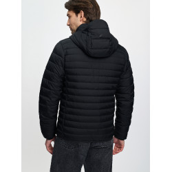 Piumino con cappuccio da uomo LeMieux Nero Piumino con cappuccio da uomo LeMieux Nero