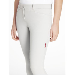 Pantaloni da equitazione con rinforzi in silicone Imogen Grigio chiaro Pantaloni da equitazione con rinforzi in silicone Imogen Grigio chiaro