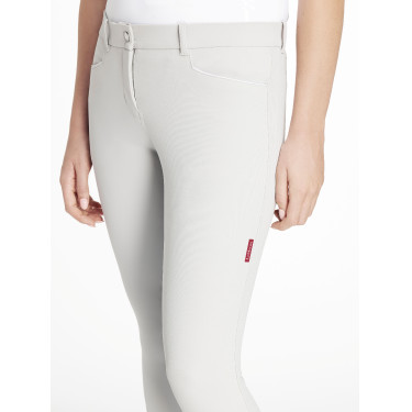 Pantaloni da equitazione con rinforzi in silicone Imogen Grigio chiaro Pantaloni da equitazione con rinforzi in silicone Imogen Grigio chiaro