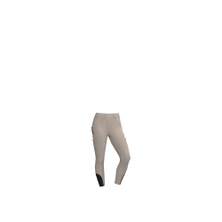 Leggings da equitazione Amy LeMieux donna Noce Pecan Beige