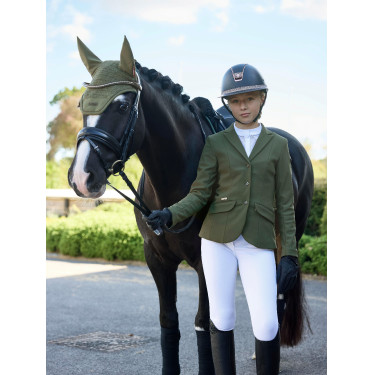 Giacca da concorso LeMieux Kennedy Young Rider Verde pino