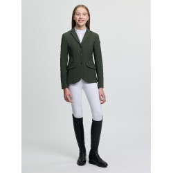 Giacca da concorso LeMieux Kennedy Young Rider Verde pino