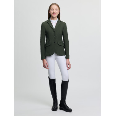 Giacca da concorso LeMieux Kennedy Young Rider Verde pino