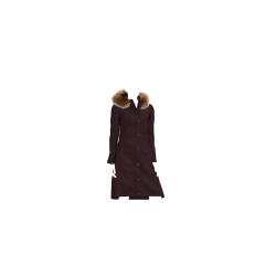 Cappotto lungo impermeabile LeMieux Anya Prugna Viola