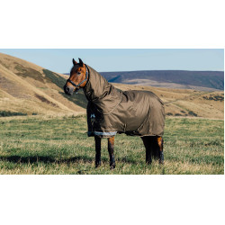 Coperta impermeabile LeMieux Arika Ripstop 100g Alpina Marrone