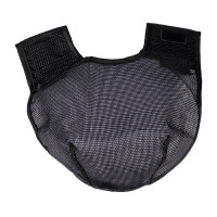 Proteggi nuca HKM con Velcro confezione da 3 Nero