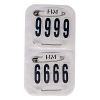 Numeri di partenza HKM Classic Bianco