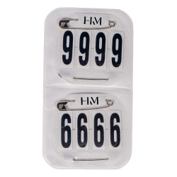 Numeri di partenza HKM Classic Bianco