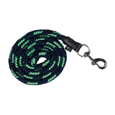 Lunga HKM Maui con moschettone Blu scuro / verde Multicolore