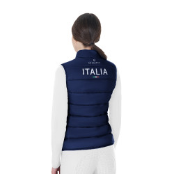 Gilet da donna senza maniche Equestro x FISE taglio slim Blazer marine Blu marino
