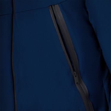 Giacca da uomo Equestro impermeabile e antivento in nylon Blazer marine Blu marino