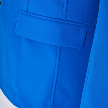 Giacca da concorso uomo Equestro x FISE tre bottoni Blu di Savoia