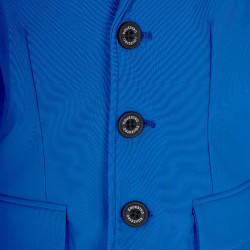 Giacca da concorso unisex per bambini Equestro x FISE tre bottoni Blu di Savoia Giacca da concorso unisex per bambini Equestro x FISE tre bottoni Blu di Savoia