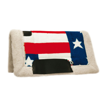 Tappeto western Burioni in pile USA USA Blu