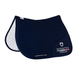 Sottosella da salto Equestro x FISE con logo ricamato Blazer marine Blu marino