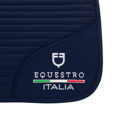 Sottosella da salto Equestro x FISE con logo ricamato Blazer marine Blu marino